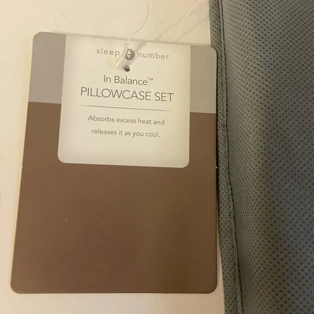 New‎ Sleep number standard pillowcases mocha color set